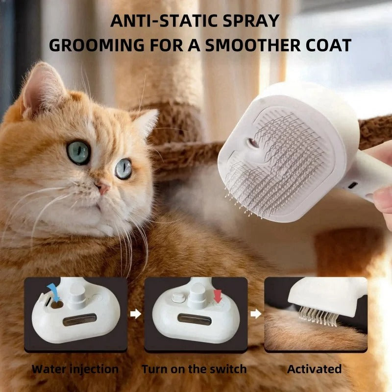 Pet Steam Grooming Comb