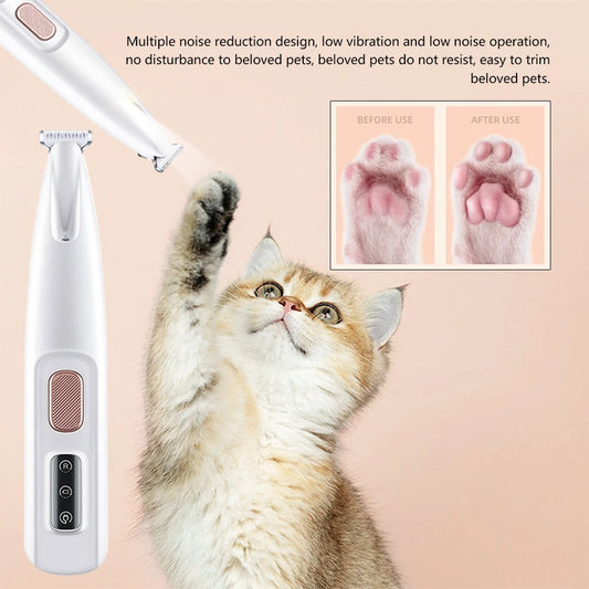 Portable Dog Paw Trimmer with Led Light